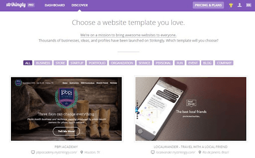 strikingly website template strikingly website template